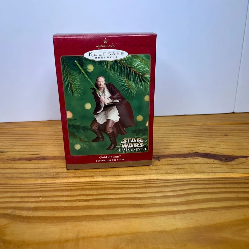 Qui-Gon‎ Jinn Star Wars Episode I Hallmark Keepsake Ornament Dated 2000